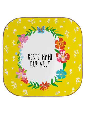 Mr. & Mrs. Panda gläseruntersetzer Mami mit Spruch in Weiß