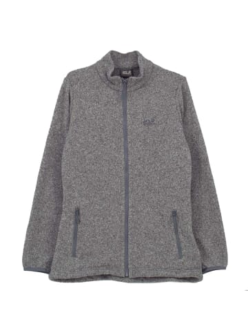 Jack Wolfskin Jacke Fern Crossing Fleece in Grau