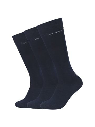 camano Kniestrümpfe 3er Pack ca-soft in navy