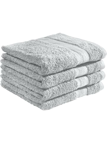 REDBEST Frottier Duschtuch 4er-Pack Chicago in silber