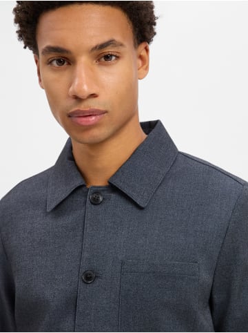 Finshley & Harding London Baukasten-Hemdjacke Owen in anthrazit