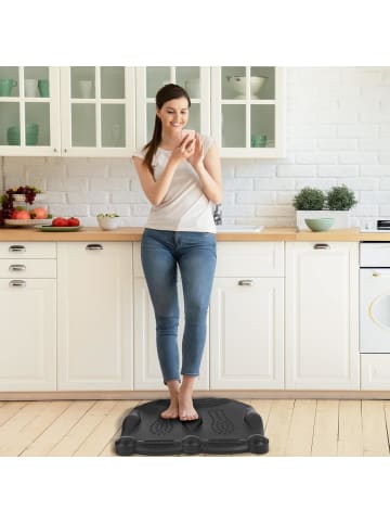 COSTWAY Anti-Ermüdungsmatte in Schwarz