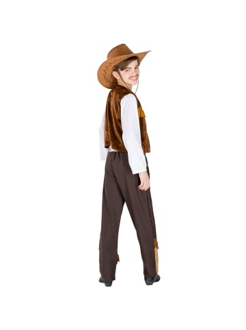 tectake Schöne Hose mit Gummizug, braun