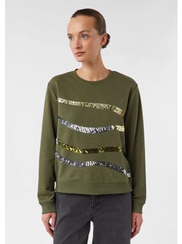 comma Sweatshirt in 79E1_olivgrün