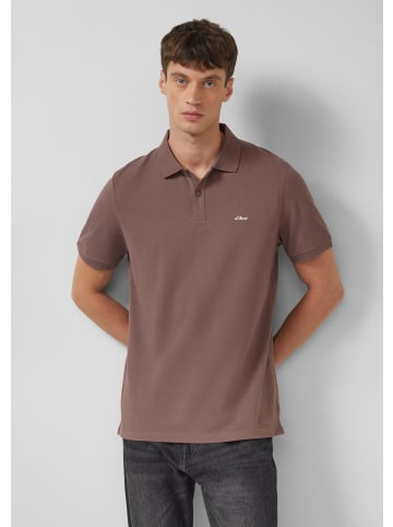 s.Oliver Polo-Shirt  in  8902_dunkelbraun