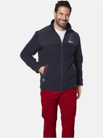 Jan Vanderstorm Sweatjacke ASPIAN in dunkelblau