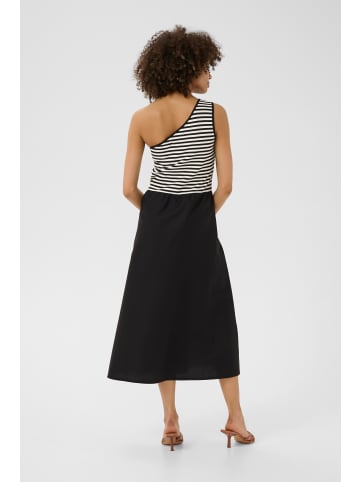 CULTURE Kleid CUflorence Fitted in Black / White Stripes