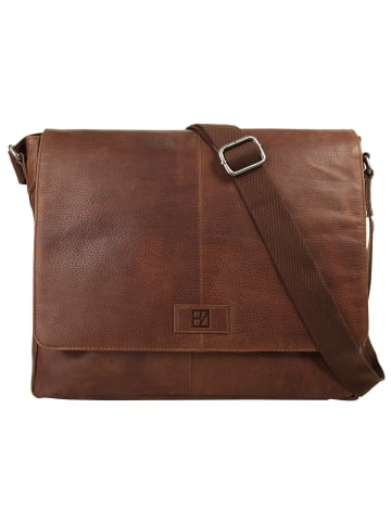 Bodenschatz Messenger echt Leder in cognac