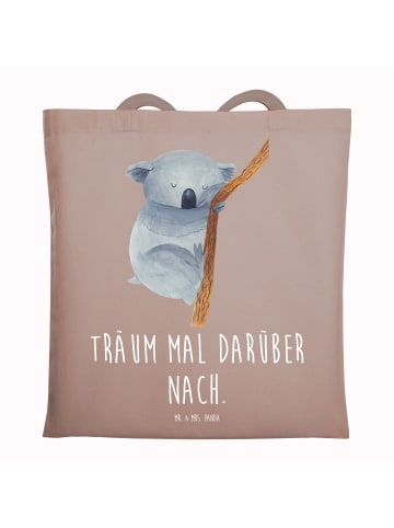 Mr. & Mrs. Panda Shopper Koalabär mit Spruch in Braun Pastell
