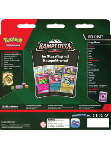 Pokémon Pokémon Liga-Kampfdeck Katapuldra-ex in Mehrfarbig ab 6 Jahre