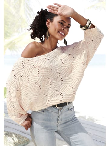 LASCANA Fledermauspullover in beige