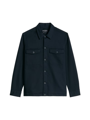 Marc O'Polo Sateen-Overshirt in Dark Navy