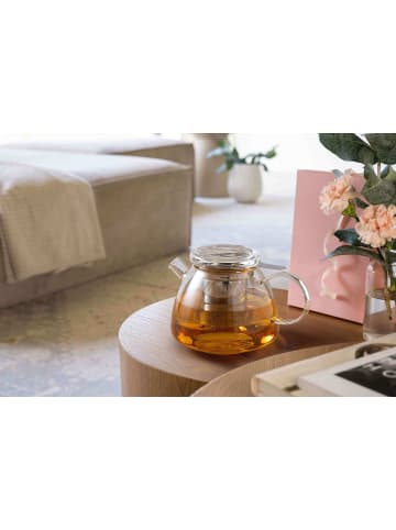 Villeroy & Boch Teekanne mit Sieb Artesano Hot & Cold in Transparent 1000 ml in transparent