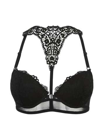 LASCANA Push-up-BH in schwarz