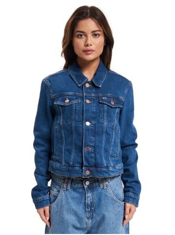 TOMMY JEANS TOMMY JEANS Tommy Jeans Izzie Slim Jeansjacken in denim dark