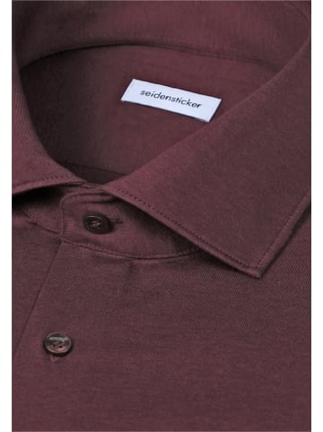 Seidensticker Jerseyhemd Slim in Rot