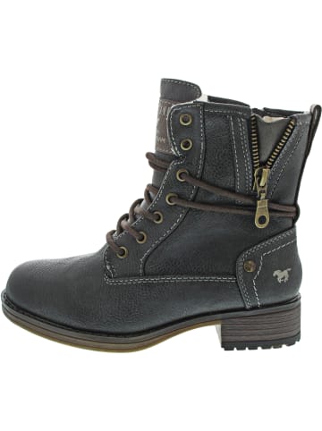 Mustang Schnürstiefel Grau