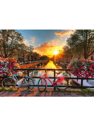 Ravensburger Fahrräder in Amsterdam. Puzzle 1000 Teile