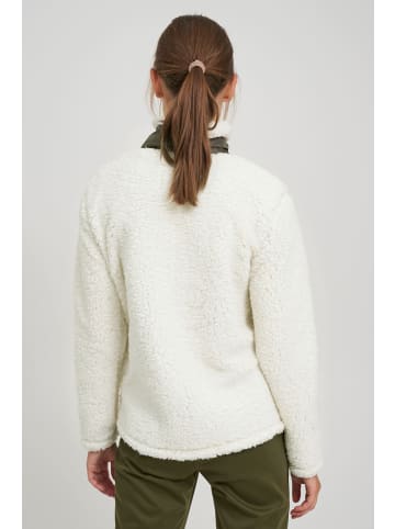 Oxmo Fleecejacke OXEllin in Weiß