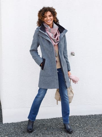 WITT WEIDEN Kurzmantel in rauchblau-meliert