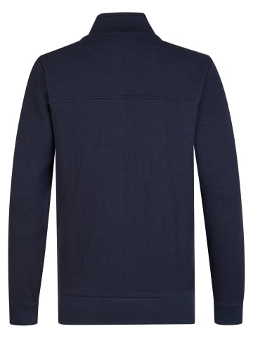 Petrol Industries Sweatshirt mit Zip-Kragen steelcrest in Blau