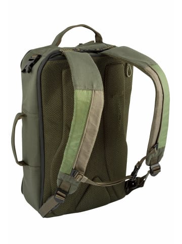 Camel Active Rucksack aus Baumwolle mit Laptopfach in Khaki