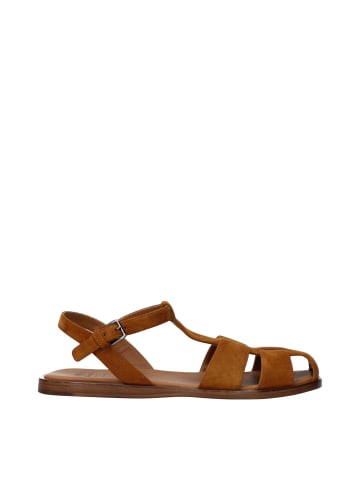 Church's Braun Leder Flach Sandalen