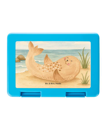 Mr. & Mrs. Panda Lunchbox Robbe Liegen Design ohne Spruch in Weiß