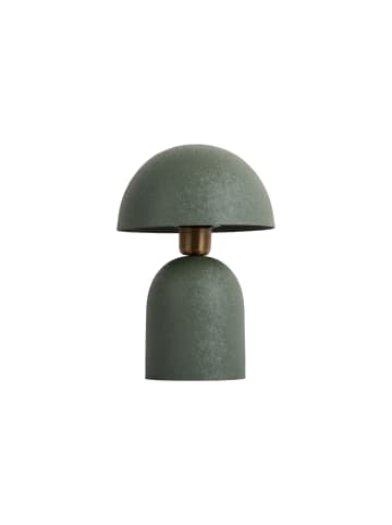 Leitmotiv Tischlampe Pilz BOAZ in Grün, Ø 21 cm