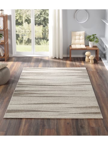 Peyer-Syntex Moderner Teppich 160x230 cm beige gemustert in beige