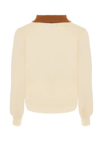 NAEMI Damen Cardigan in Weiss