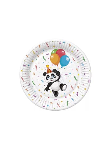 Wisam® Tiere Funny Panda teller, 8 Stück, 22,7 cm