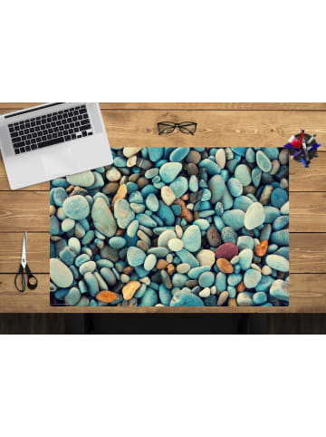 cover-your-desk.de  Schreibtischunterlage – “Kieselsteine“ (L)60 x (B)40 