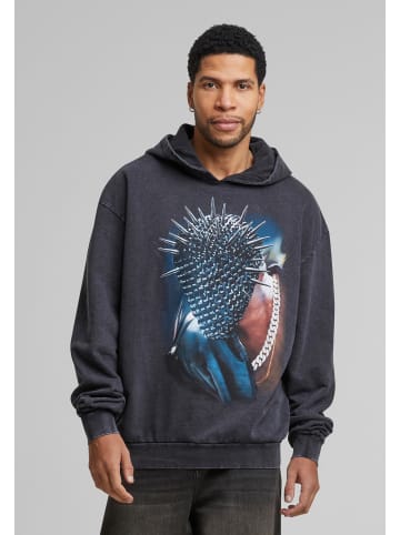 Mister Tee Kapuzenpullover in black acid washed