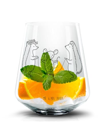 Mr. & Mrs. Panda Whiskyglas Igel Seilhüpfen ohne Spruch in Transparent