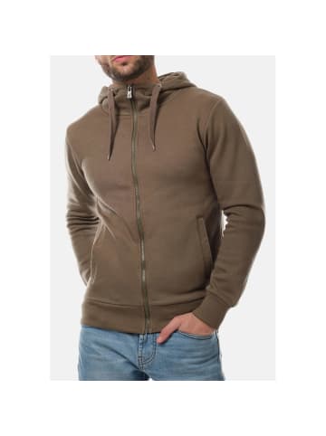 HopenLife Sweatjacke BRAWL in Khaki