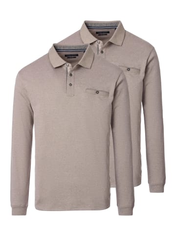 Casa moda Poloshirt Basic in Beige
