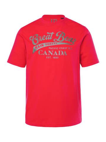 JP1880 Kurzarm T-Shirt in apfelrot