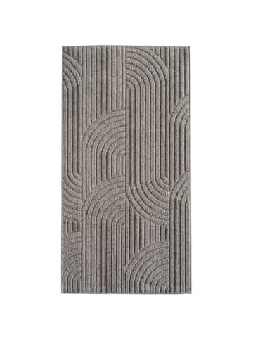 Teppich Boss Kurzflor Teppich Helix 2201, Läufer - Silber