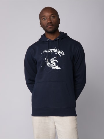 wat? Apparel Sweatshirt Surfing Spaceman in Dunkelblau