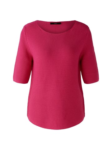 Oui Pullover reine Baumwolle in pink