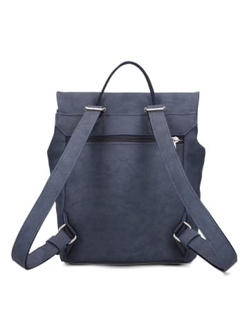 Zwei Mademoiselle.M City Rucksack 29 cm in nubuk blue