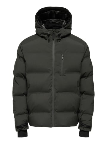 Only&Sons Jacke 'MATHIS' in dunkelgrau-meliert