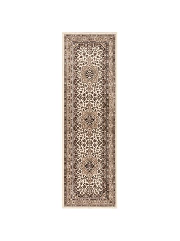 Nouristan Orientalischer Kurzflor Teppich Parun Täbriz Ivory Beige