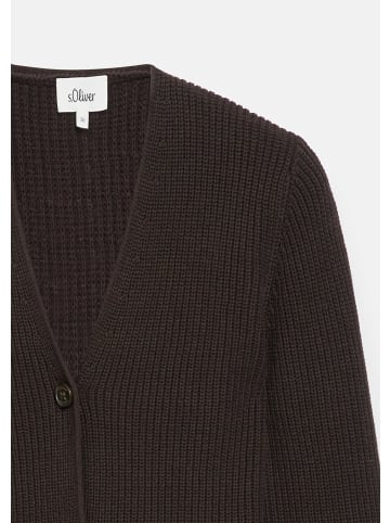 s.Oliver Strickjacke in 8944_dunkelbraun