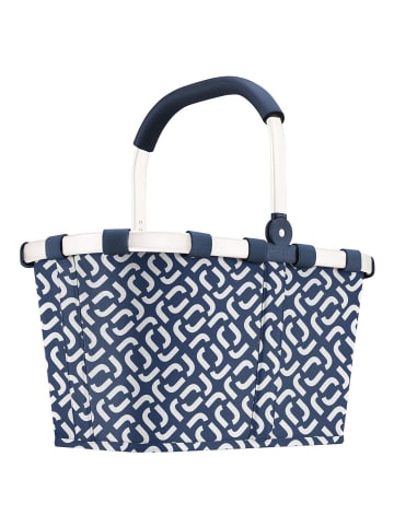 Reisenthel carrybag - Einkaufskorb (teddy leo olive) in signature navy