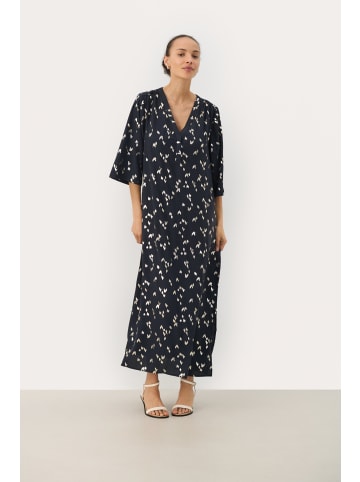 PART TWO Kleid BeritPW Gerade Passform in Navy Foil Print