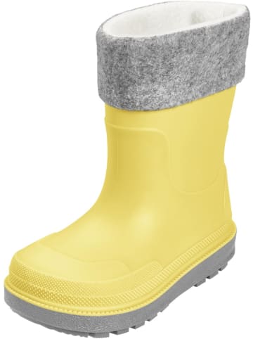 Playshoes Kinder Stiefel "Regenstiefel Mit Futter" in Gelb