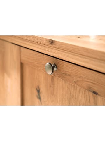 Furn.Design Kommode Eiche Artisan 80 cm Landhaus, Sideboard 2-türig