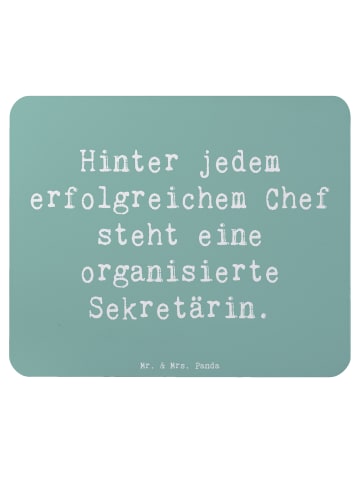 Mr. & Mrs. Panda Mouse Pad Spruch Sekretärin Erfolg mit Spruch in Meeresbrise